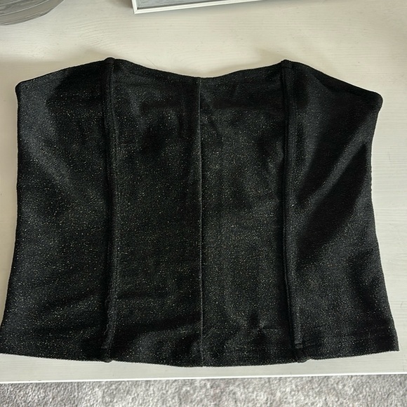 ONLY Glitter Tube Top 🖤 - Picture 1 of 3